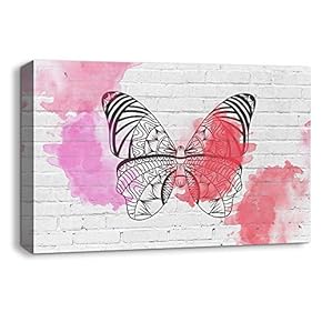 Canvas Wall Art Abstract Ink Animals...