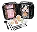 Tom David Lewis Compact Multi-Purpose Organizer Zipper Pouch Purse with Leatherette Key Fob - Versatile Cosmetic Bag, Makeup Bag, Vanity Bag, and Travel Toiletry Bag for All Your Essentials