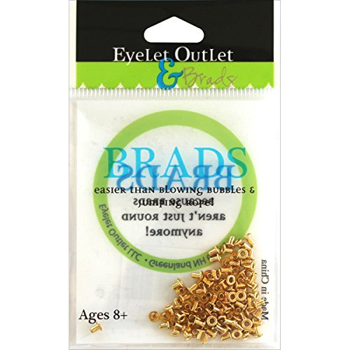 Eyelet Outlet Eyelets ,100 per Pack, 1/16", Gold