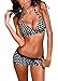 Haicoo Retro Pin Up Two Pieces Swimsuits Vintage Polka Dots Boxer Swimwear