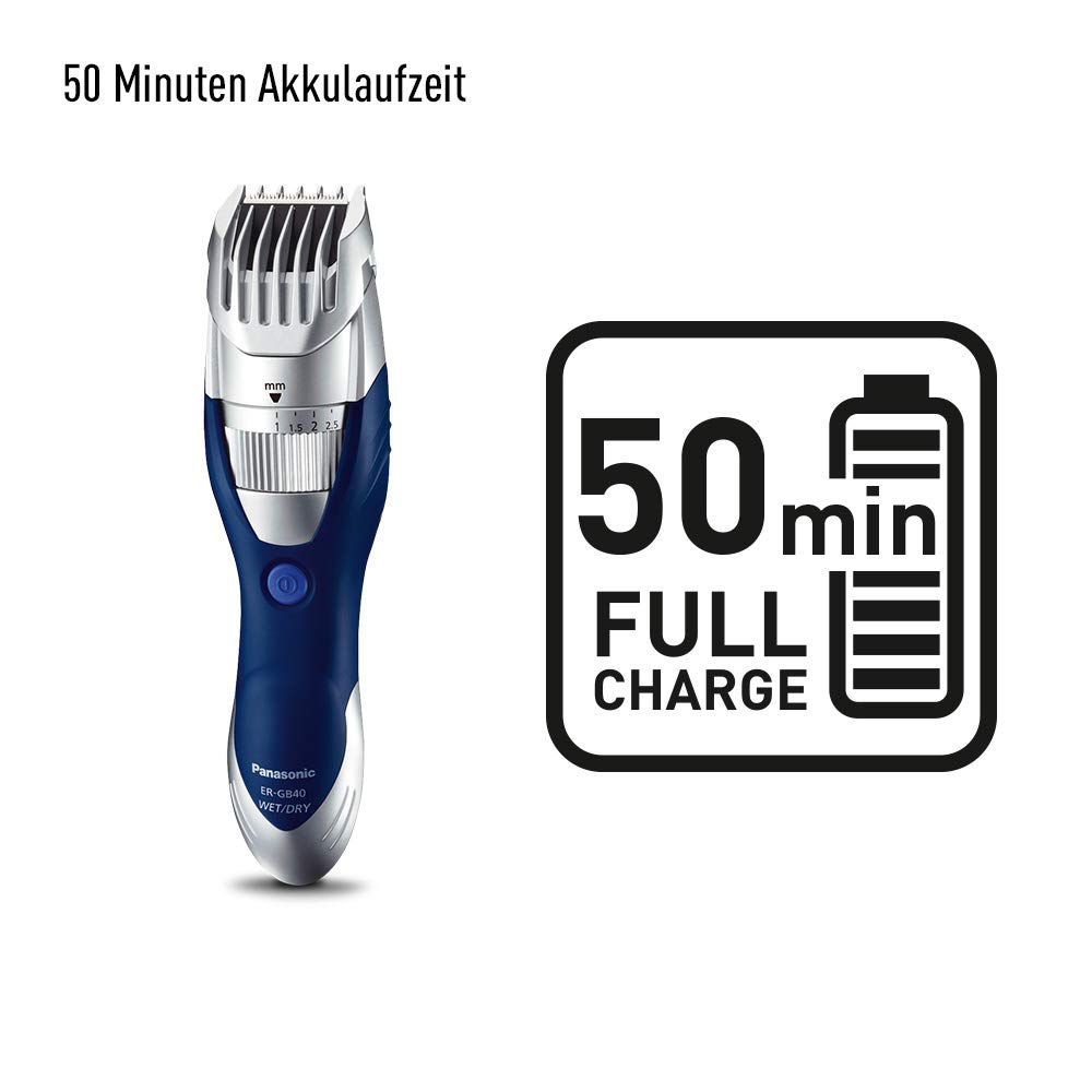 panasonic er gb40 charge time