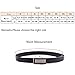 Fanshimite Men's Leather Belt Sliding Buckle Ratchet Belt -Black/Brown（A06/08/10） (47.2