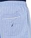 Nautica Men's Soft Woven 100% Cotton Elastic Waistband Sleep Pajama Short, Blue Bone, X-Large