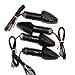 4 X black Motorcycle Turn Signal led light for Yamaha YZF R1 R R6 R6S R FZ6 FZ1 FZ Suzuki Dr DRZ DR350 350 650 400 DL DRZ400 Kawasaki Ninja EX500 Ex 500 250 ZX6R ZX9R Honda CB CBR 600 rr f2 f4 f4i 600 400 929 954 1000 KTM