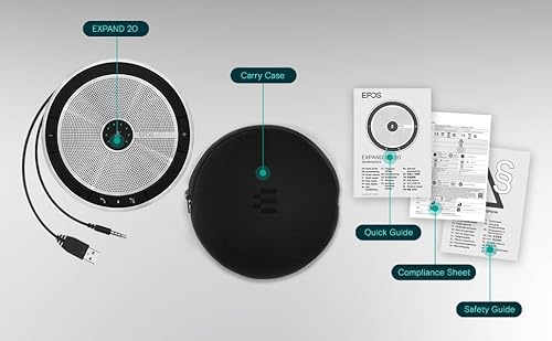 Sennheiser Enterprise Solution SP 20 ML 506050 Sound-Enhanced, User  Friendly Mobile Speaker Phone For Desk Mob