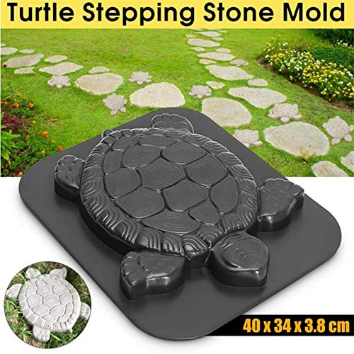 Jocestyle Stepping Stone Mold DIY Turtle Path Maker Mold Garden Path Stone Molds Concrete Cement Mold