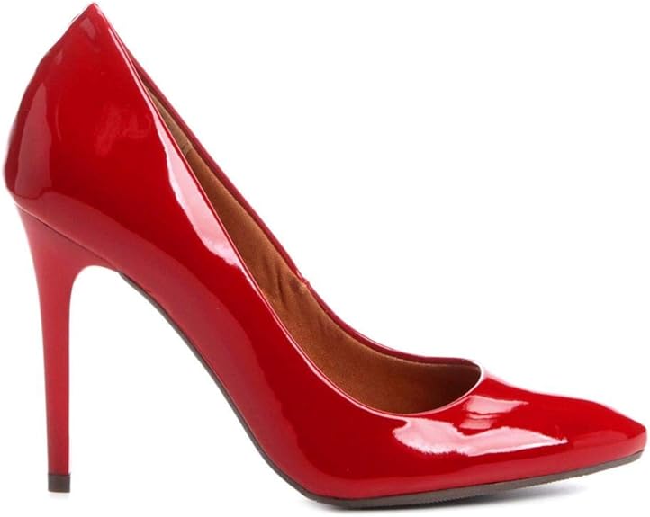 scarpin ala salto alto bico redondo