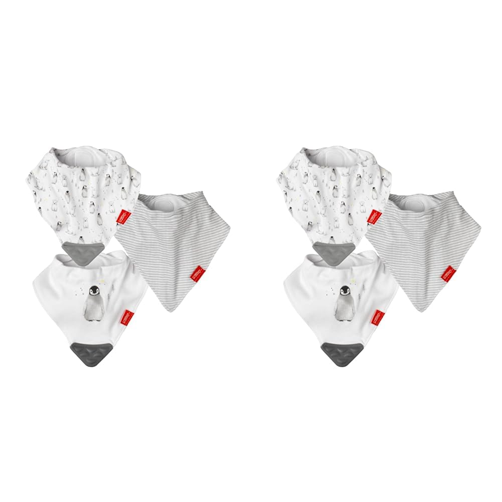 Nuby Bandana Teething Bibs, Pack of 6