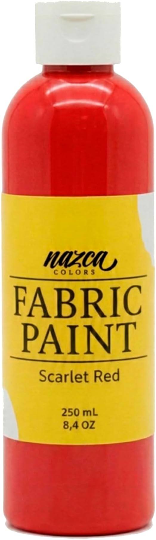 Nazca Colors Red Fabric Paint 250ml - Acrylic Textile & Leather Paint