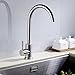 Kitchen Sink Faucet Mixer Taps Modern Monobloc Swivel Spout Single Lever Handle Chrome Tap