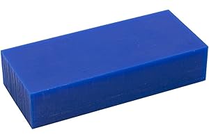 PMC SUPPLIES LLC 3-5/8" x 6" x 1-1/2" Medium-Hard 1 Lb Blue Melting Wax Carving Machining Block Jewelry Making Tool