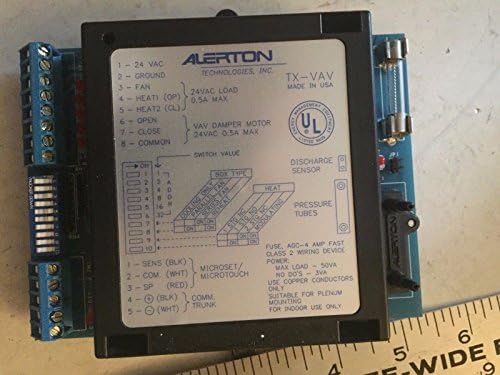 NEW ALERTON TX-VAV,ALERTON TECHNOLOGIES TX-VAV 24VAC LOAD 0.5A MAX TXVAV,AA
