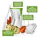 NEWINHOME NEW DESIGN Spiralizer - 5 Blade Spiral Slicer -Handheld Vegetable Spiralizer - FREE brush - Zucchini Noodle Maker - Vegetable Cutter-Spiralizer 4 Plus 1