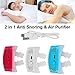 Upgraded Anti Snoring Device Nasal Dilator Snore Stopper Better Than CPAP Devices System, Strips or Mouthpiece. Electronic USB Rechargeable Nose Vents Air Purifier Filter Stop Snore (White)