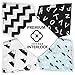 BimBom Premium Baby Bandana Drool Bibs - Super Soft Cotton Interlock with High Absorbency-Waterproof bibs with Double-Sided Print - Gift Set for boys and girls best drooling and teething bibs+BONUS