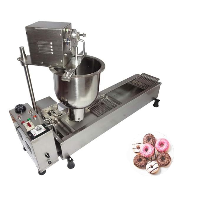 Amazon.com: Automatic Donut Maker Commercial Donut Making Machine Doughnut Fryer Donuts Frying Collecting Molding Machine with 3 Sizes Molds: Kitchen & ...