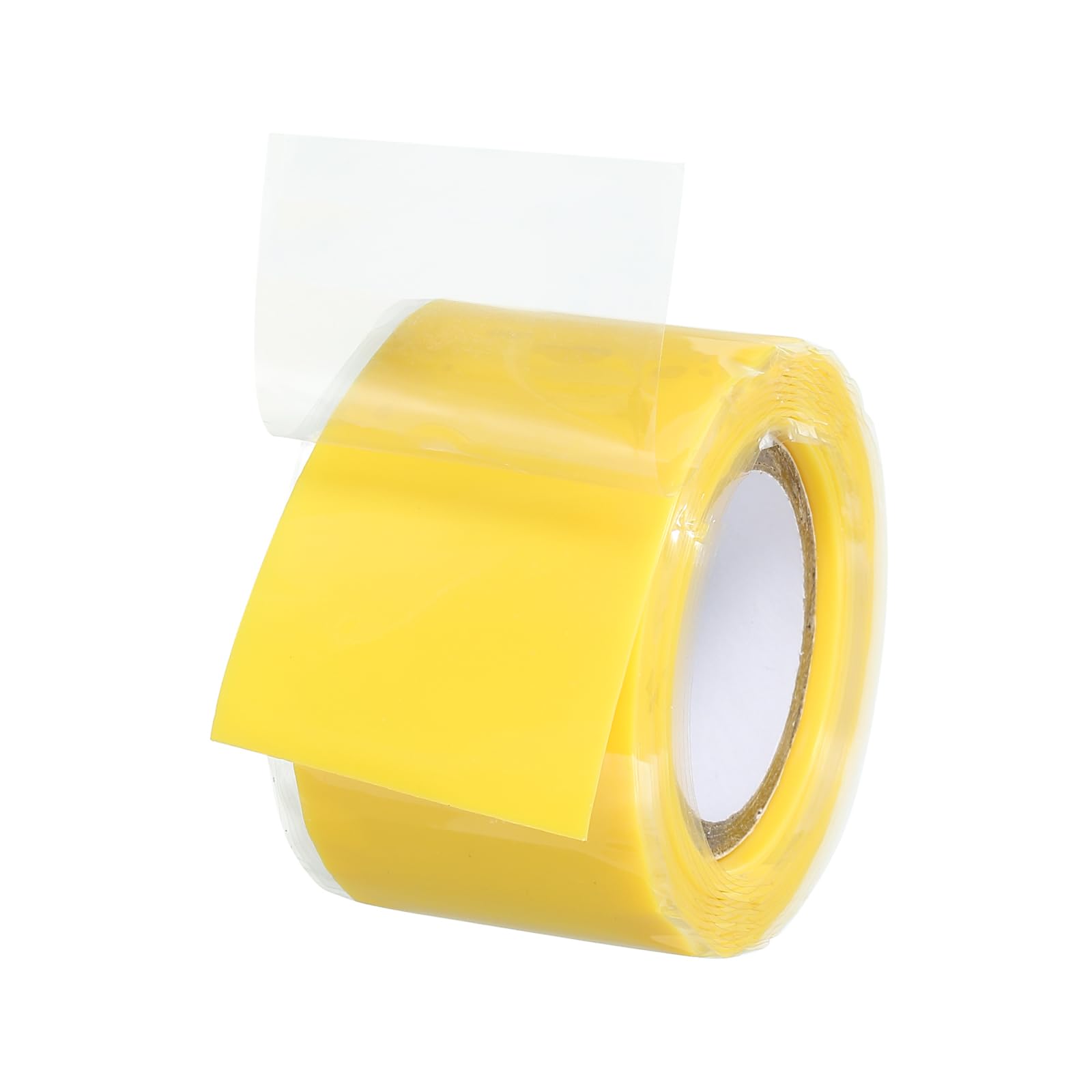 PATIKIL Grip Tape for Handles 1" x5ft, 1 Roll Self-Fusing Silicone Tape for Bike Handles Pull Up Bars Gym Equipment Plumb/Hose/Pipe Leaks Emergency, Yellow