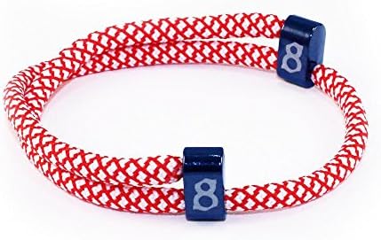 st8te Men's &amp; Women's Adjustable Rope Bracelets (Cardinal Blue)