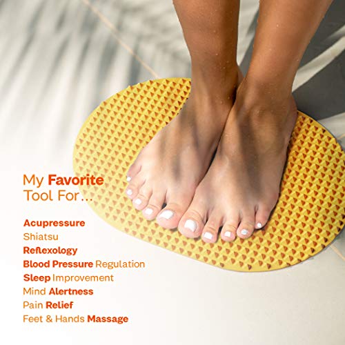 SSAV 'Power' Foot Massage Mat for Plantar Fasciitis, Heel Spurs, Arch