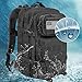MEWAY Military Tactical Backpack Large Assault Pack 3 Day Army Rucksacks Outdoor Hunting Backpacks 42L (Black)