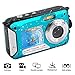 Waterproof Digital Camera 1080P Full HD Underwater Camera 24 MP Video Recorder Selfie Dual Screen DV Recording Waterproof Camera