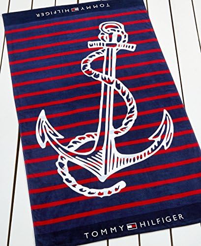 Premium Tommy Hilfigher Trans Anchor Beach Towel