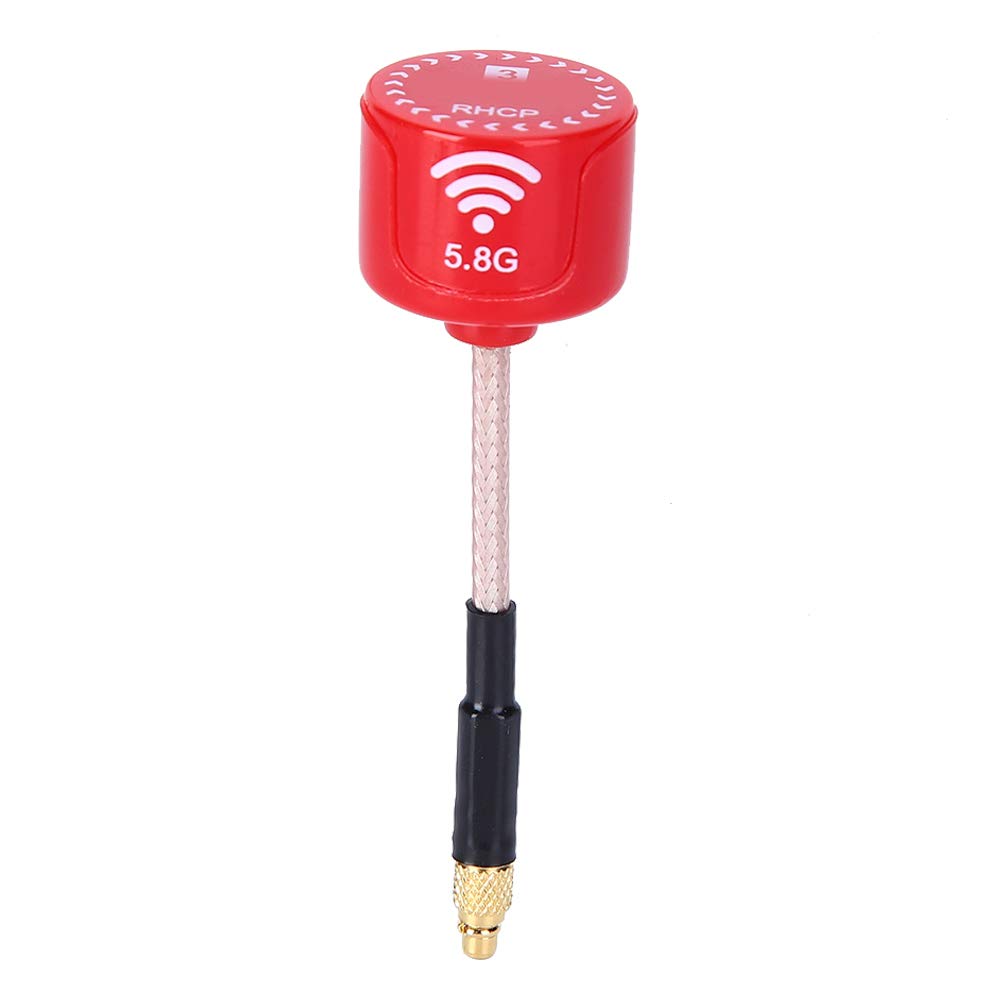 Racing Drone Antenna, 5.8Ghz ABS Low Feeder Loss 3dBi LHCP High Gain Antenna for Racing Drone RC Parts (Straight MMCX) Model Toys Model Airplane Accessories