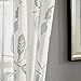 MRTREES Short Sheer Curtains Kitchen Tier Curtains Light Filtering Rod Pocket Voile Cafe Curtains for Bathroom Small Half Window (2 Panels, 25