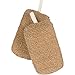 Delaine’s Exfoliating Body Scrubber - Natural Hemp Covered Sponges - Set of 2 to Double Your Pleasure - Luxurious Skin Care for Women and Men - Hygienic - Long Lasting - Extra Sudsy - Machine Wash