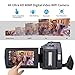 Video Camera Camcorder 4K kicteck Ultra HD Digital WiFi Camera 48.0MP 3.0 inch Touch Screen Night Vision 16X Digital Zoom Recorder with External Microphone and Wide Angle Lens,2 Batteries(4KMW)