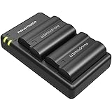 EN-EL15 EN EL15a RAVPower Battery Charger Set Compatible with Nikon d750, d7200, d7500, d850, d610, d500, MH-25a, d7200…