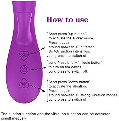 Purple USB Rechargeable six Toys for Female Tongue Licking Vibrantor, Clitorils and gxSpot St-imulator,clitorial Sucking Toys for Women,Waterproof Tshirt