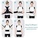 Back Posture Corrector for Men Women Under Clothes - Flipcase Adjustable Magnetic Back Straightener, Comfortable Back Brace for Spinal, Neck, Shoulder & Upper Back Pain Relief (L(33.5