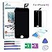 Qi-Eu LCD Display for iPhone 6S(Black) 4.7 inch Touch Screen Digitizer Replacement with 3D Touch Assembly, Repair Tools Kit and Instructions are Included