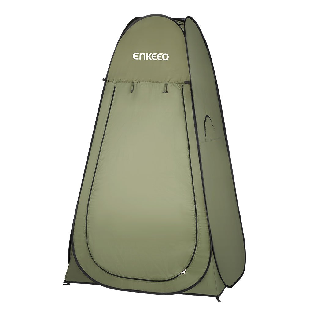 Enkeeo Portable Privacy Tent Pop Up Changing Tent Dressing Room with