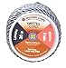 Mandala Crafts Silver Twisted Cord Trim Decorative Rope for Crafts - Braided Silver Rope Trim for Upholstery Cording Handfasting Graduation Cord