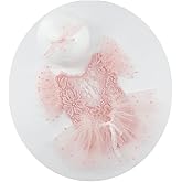 CUTEBBPHOTO Newborn Photography Outfits Girl Baby Photo Tutu Dress Newborn Photoshoot Romper Baby Picture Lace Outfit