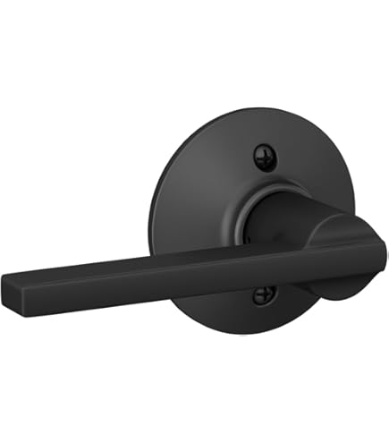 Lock Scout Straight Lever With Square Trim Keyed Entry Door Handle And - View #10