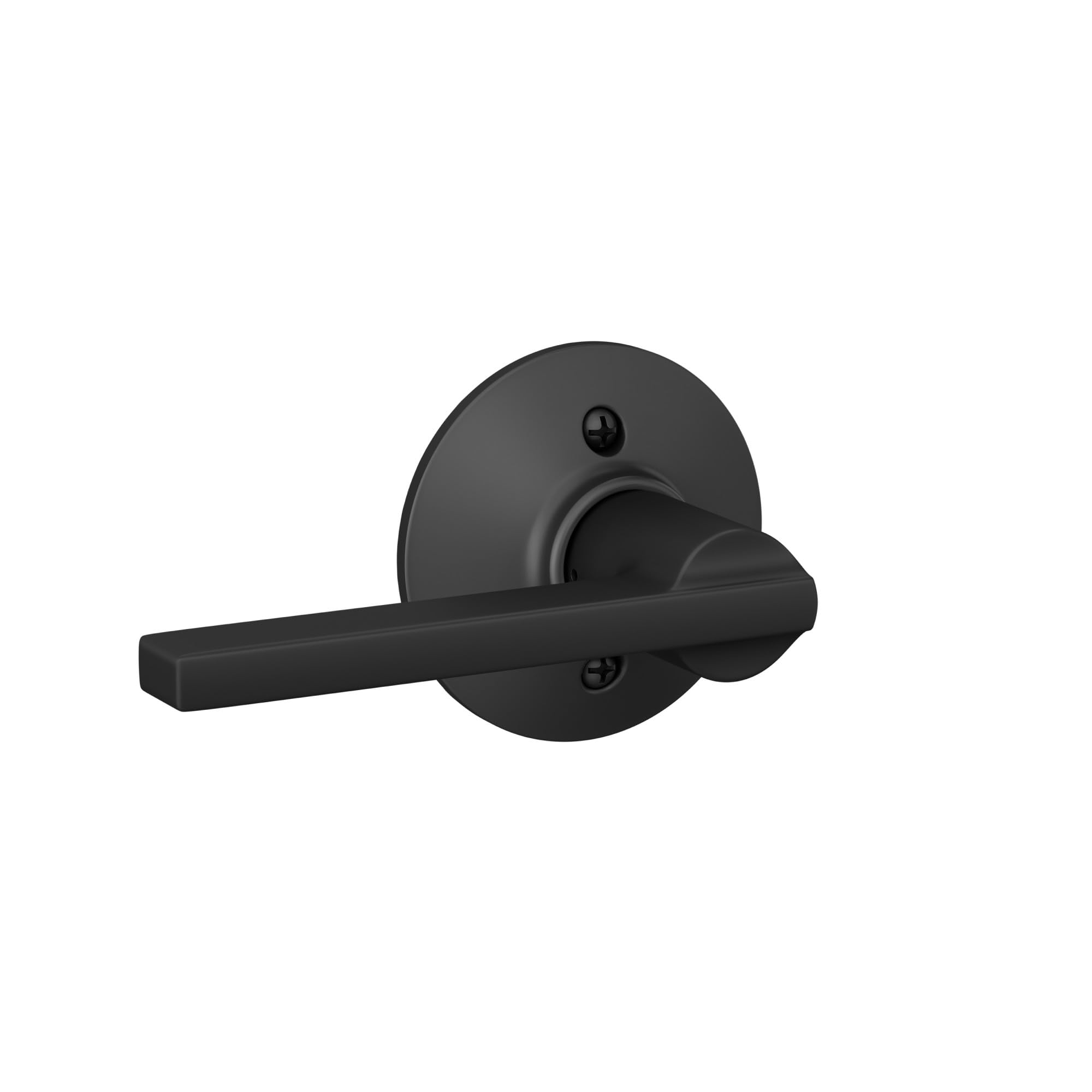 SCHLAGE F170-LAT Latitude Single Dummy Door Lever, Matte Black