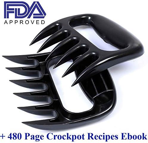 Pulled Pork Shredder Claws. BBQ Meat Shredder Tool Super Strong Bear Paw Carving Fork Shredding Claw Set. For Kitchen Barbecue Grill Smoker as Food Lifters Shredders Pullers and Handlers, Order Today.