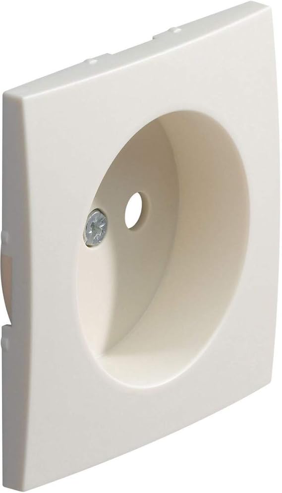 Enjoliveur Pour Prise TV HAGER Kallysta - Réf. WK740D Couleur DUNE (beige)