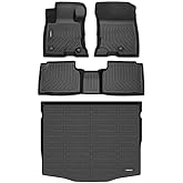Floor Mats & Cargo Liner Set Custom Fit for Mazda CX-30 2020-2024 2025, All Weather Protection for Car Mats Anti-Slip TPE Odorless Floor Liners Mazda CX-30 Accessories Waterproof Trunk Mat, Black