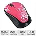 Logitech M317 Wireless Mouse - Pink/Black (910-003796)