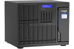 QNAP TVS-h1688X-W1250-32G-US High-Speed Media NAS with Intel® Xeon® W-1250 CPU and Two 10GbE Ports