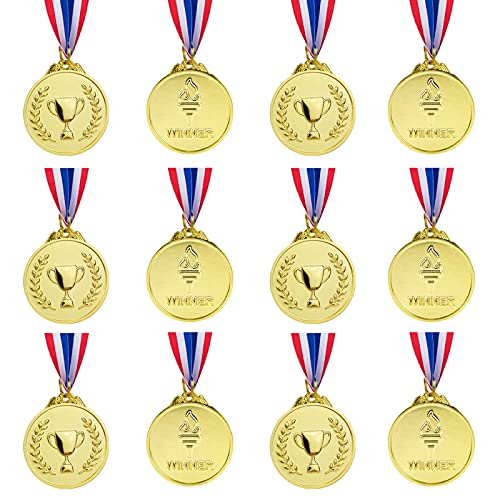 Mua 12 Pieces Gold Award Medals Winner Medals Gold Prizes for Sports