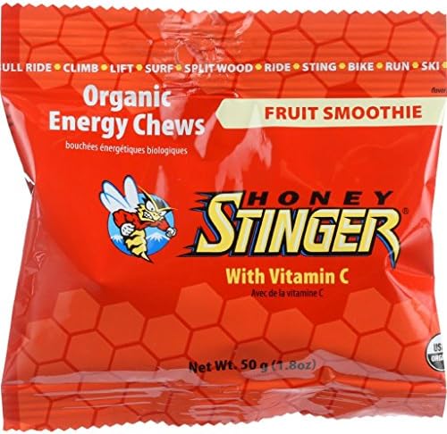 Honey Stinger Energy Chew - Organic - Fruit Smoothie - 1.8 oz - case of 12