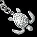 Quality, Realistic and Life-like Key Chain - Dolphin, Shark, Manatee, Sea Turtle, Stingray, Moray Eel, Scuba Tank, scuba dive diving diver key chain scuba gear dive gear hammerhead shark teeth jaws ocean sea clown fish dive flag (Sea Turtle Pewter Shell)