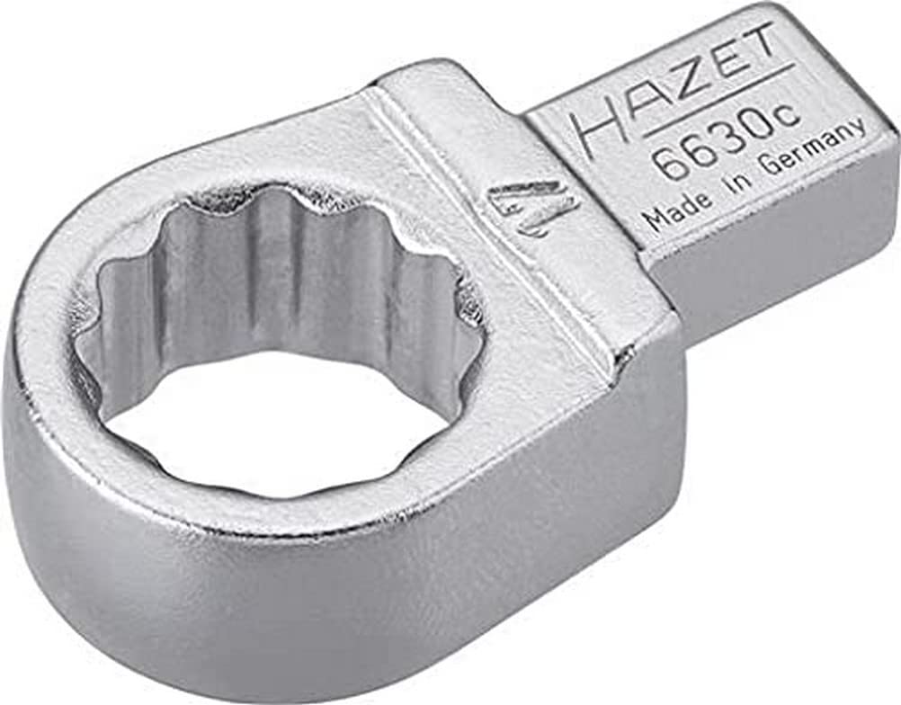 HAZET 6630C-17 47 mm 12-Point Traction Profile Insert Box-End Wrench - Chrome-Plated