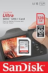 SanDisk 128GB Ultra SDXC Memory Card UHS Speed Class 10 U1 80 MB/s FFP view 3