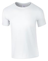 Gildan Blank T-Shirt - Unisex Style 5000 Adult White